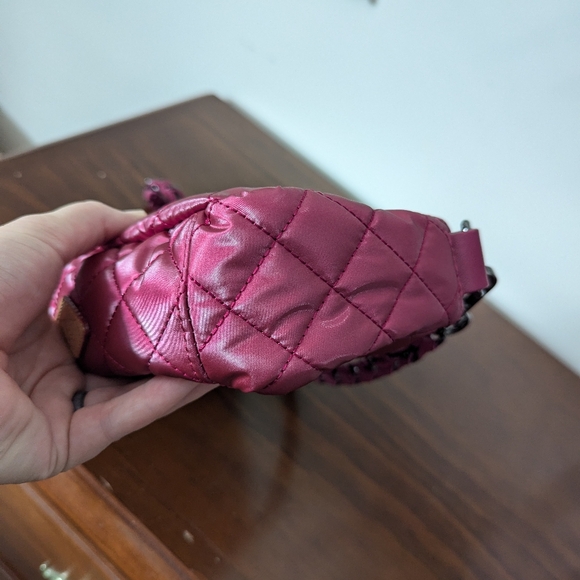 MZ Wallace nylon mini Crosby in bright fuchsia - Picture 7 of 8